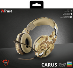 Auriculares Trust GXT 322D Carus Con Microfono Gaming - Desert Camo